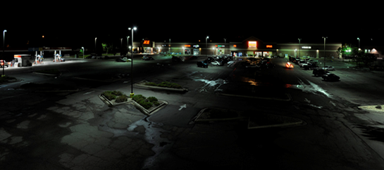 led conversion parking lot